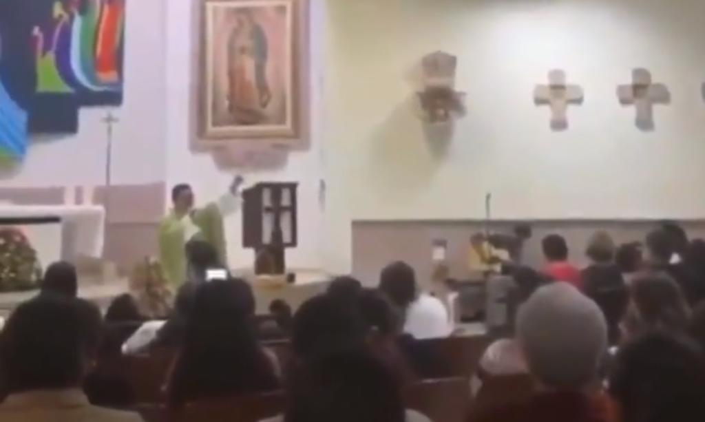 VIRAL: Graban a sacerdote cantando 'Tusa' durante misa