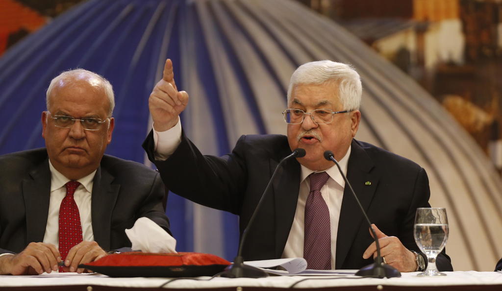 Presidente palestino anuncia ruptura de relaciones con EUA e Israel