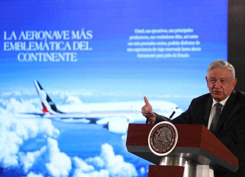 Anuncia AMLO 'tercera llamada' para el avión presidencial; rifa sigue en pie