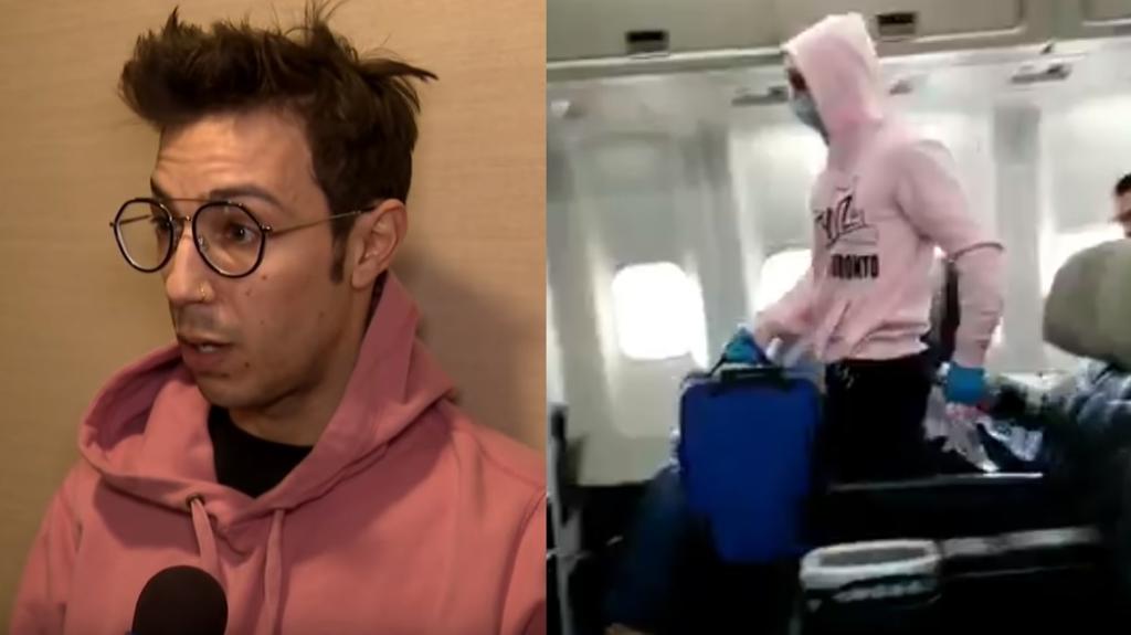 Youtuber es arrestado tras bromear en un avión diciendo que tenía coronavirus