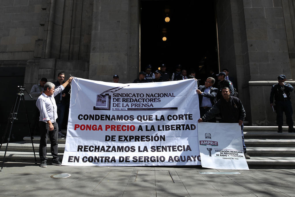 Exigen periodistas a Corte desechar sentencia contra Sergio Aguayo