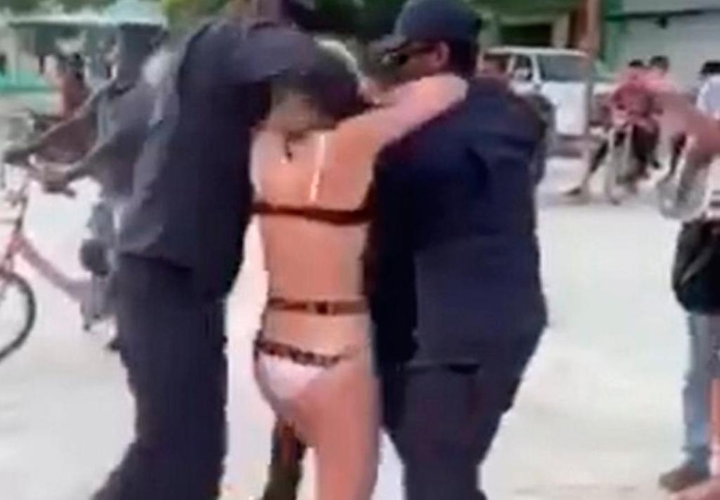 VIDEO: Arrestan a mujer en playas de Maldivas por usar bikini