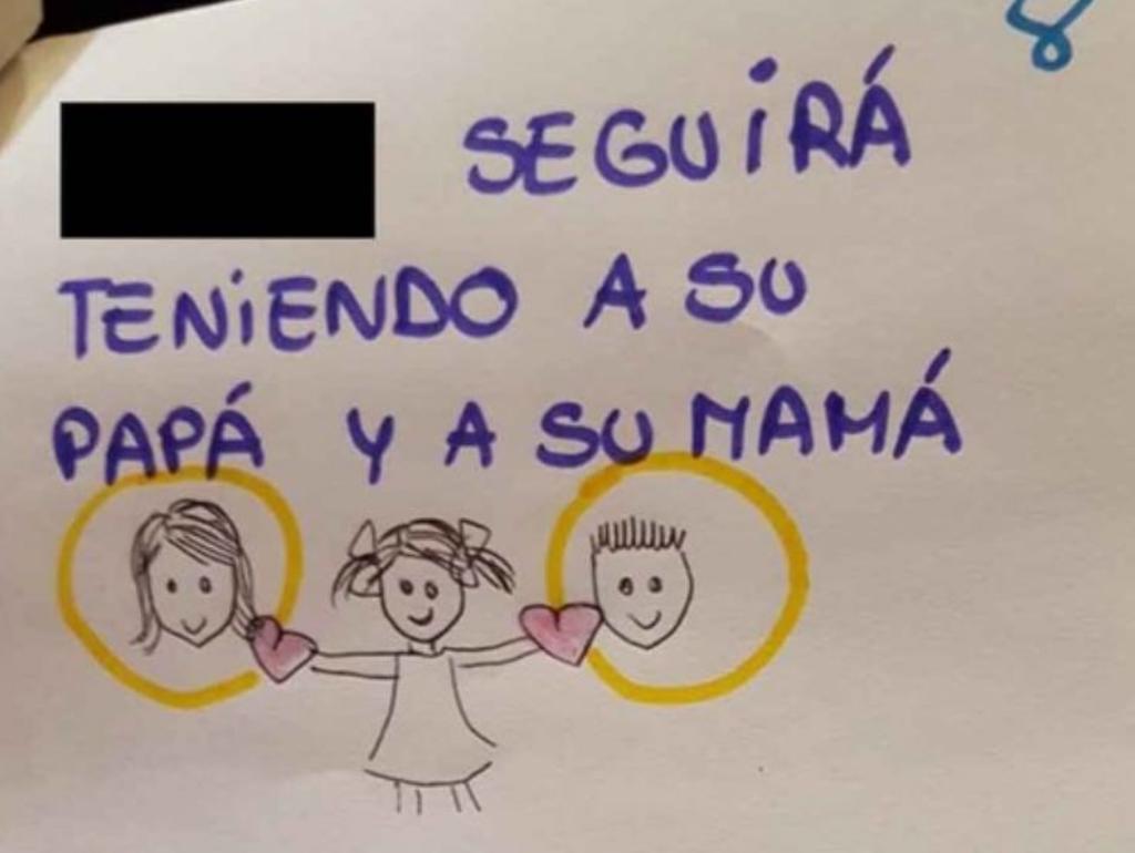 VIRAL: La adorable carta para anunciarle a su hija que se divorciarían