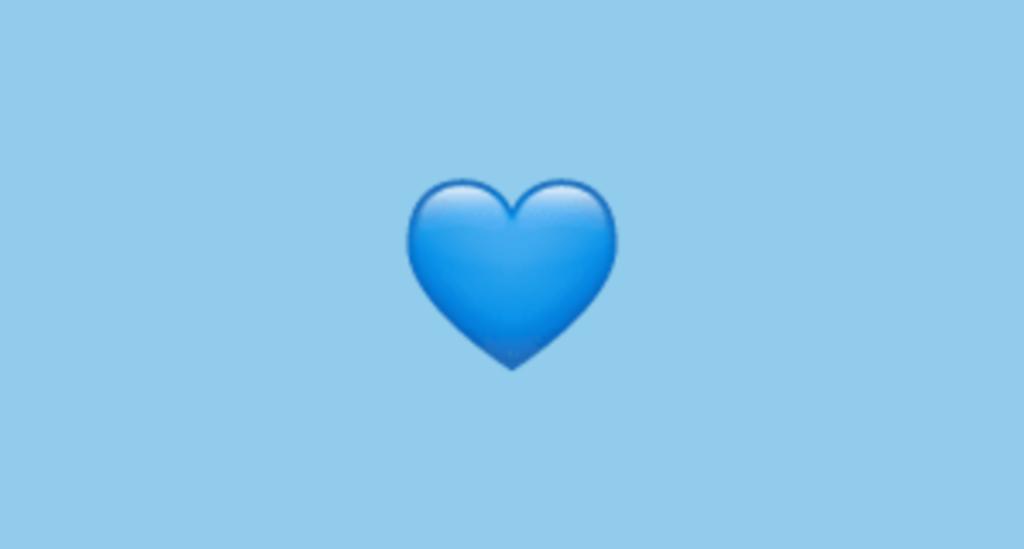 ¿Qué significa el corazón azul de WhatsApp?