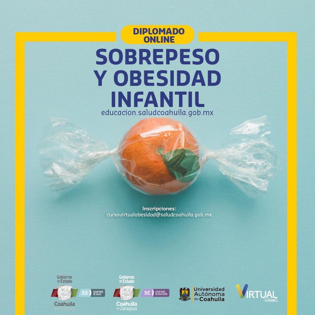 Anuncian diplomado contra la obesidad infantil en Coahuila