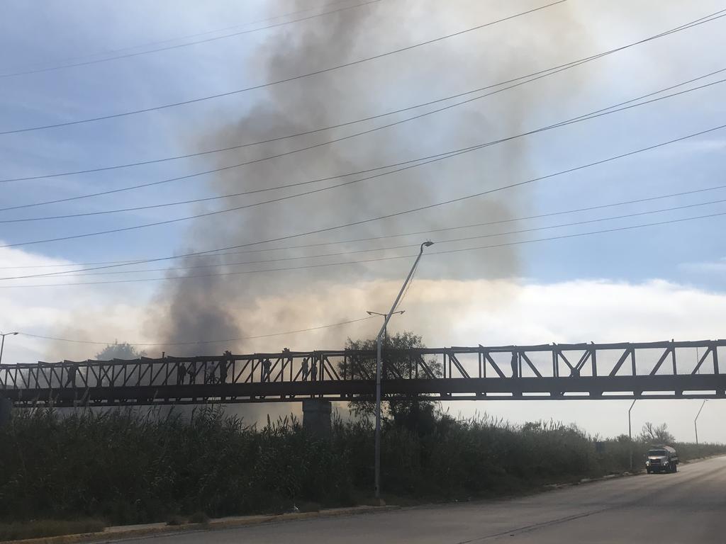 Se registra incendio en Monclova