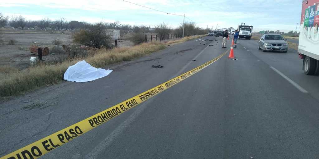 Muere militar en accidente vial en la carretera Torreón-San Pedro