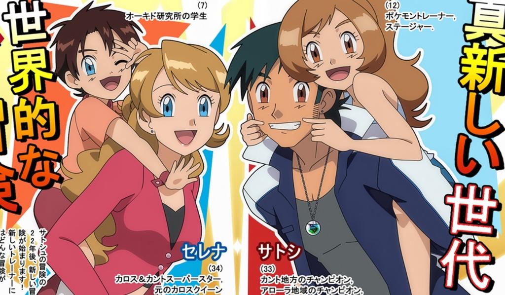 ¿'Ash' de Pokémon creció y se casó con 'Serena'?