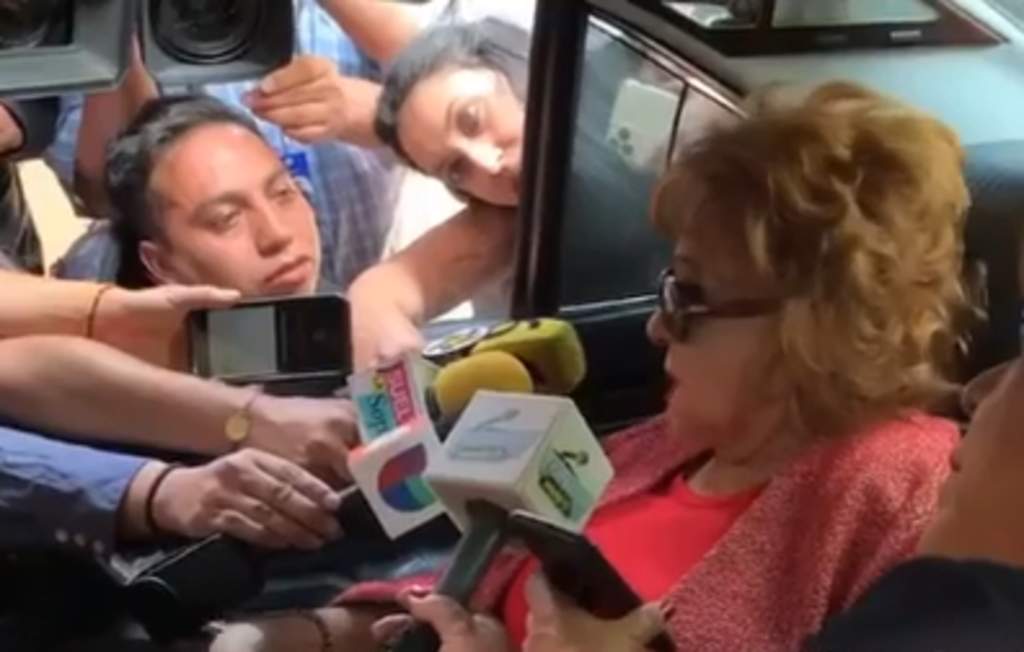 Silvia Pinal sale del hospital con ganas de un taco de chicharrón