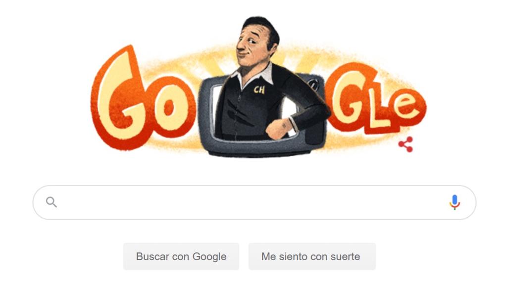 Google rinde homenaje a 'Chespirito' con un doodle por su cumpleaños