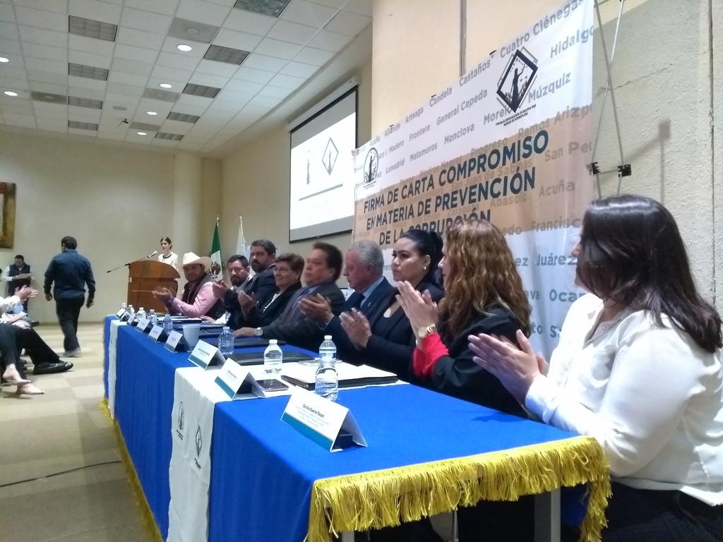 Alcaldes de La Laguna de Coahuila van contra la corrupción