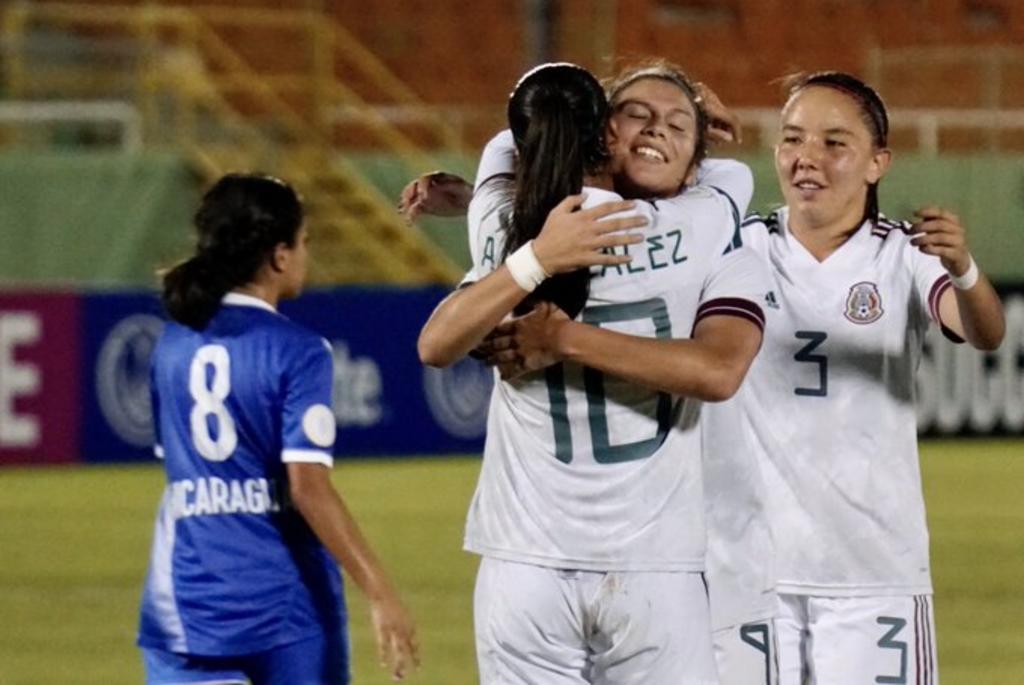 México vence a Nicaragua en el Premundial Femenil Sub-20 de la Concacaf