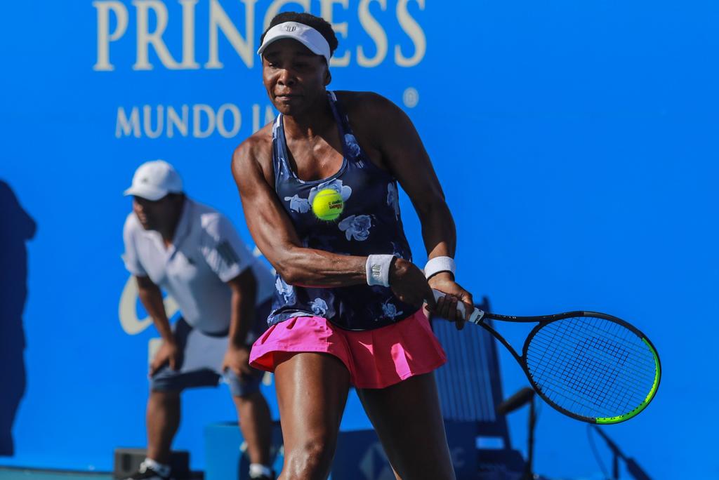 Venus Williams es eliminada del Abierto Mexicano de Tenis