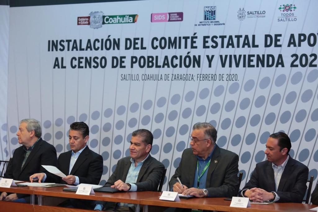Instalan Comité de Apoyo al Censo en Coahuila