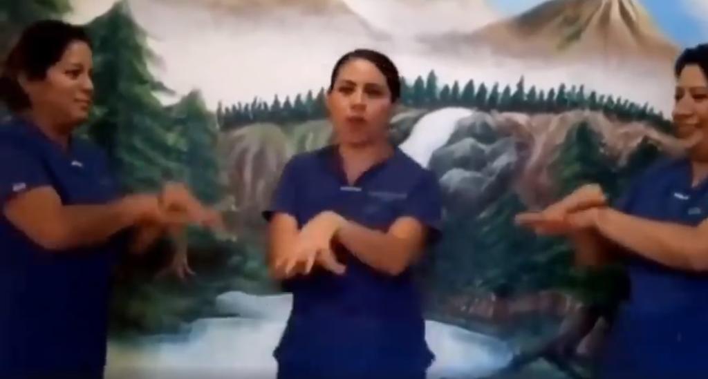VIRAL: Con baile, 'enfermeras' muestran cómo lavarse las manos