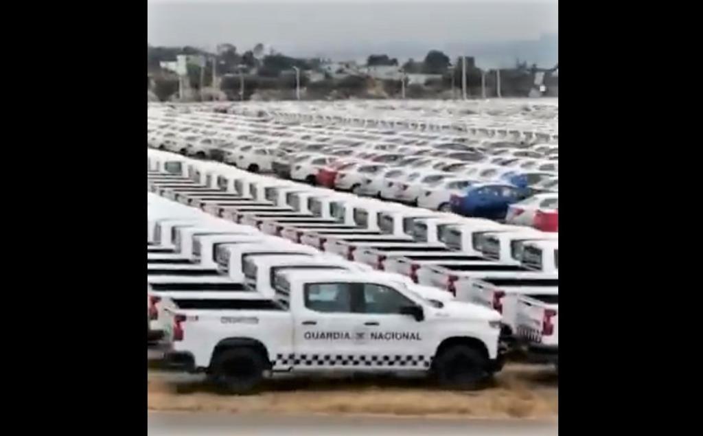 Guardia Nacional recibirá flota de más de 2 mil camionetas