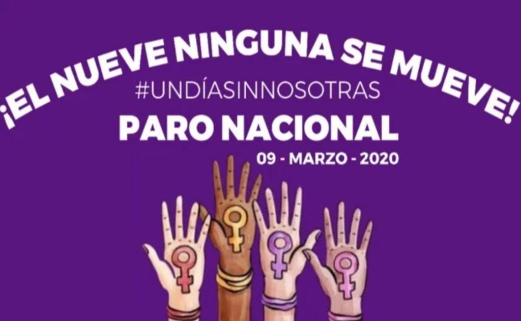 ¿Quién organiza el paro de mujeres del 9 de marzo?