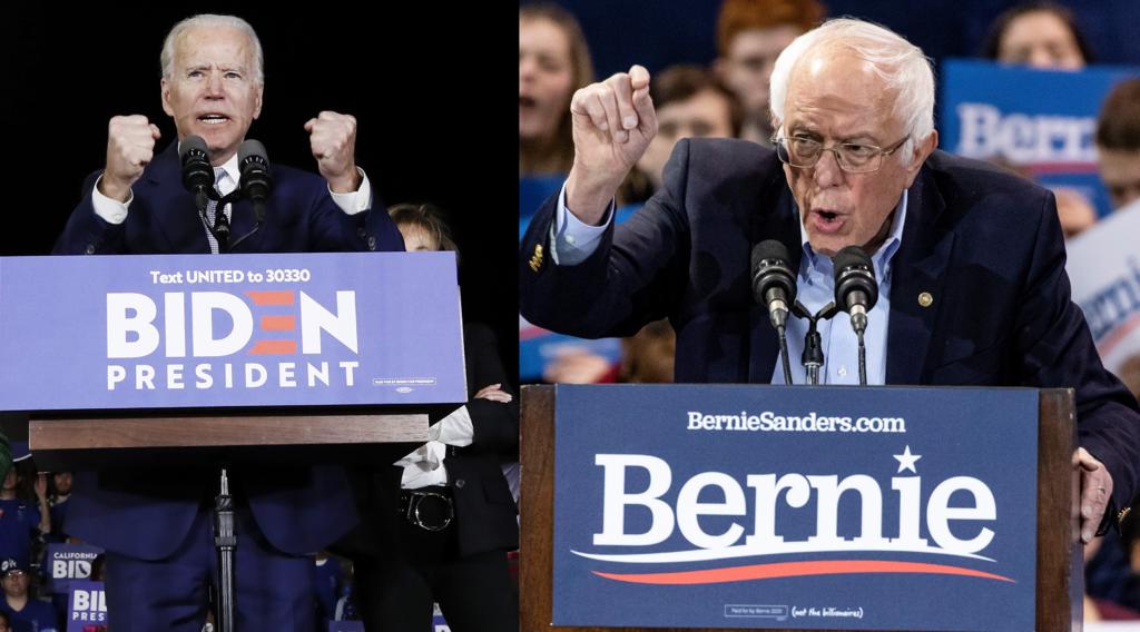 Biden y Sanders suspenden actos de campaña por coronavirus