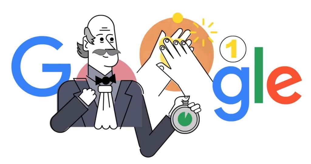 Google dedica doodle a Ignaz Semmelweis, padre del control de infecciones