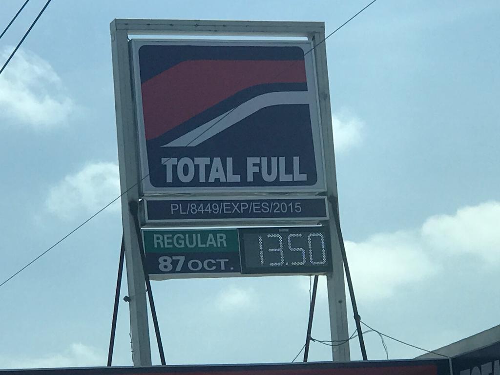 Baja la gasolina a 13.50 en Monclova