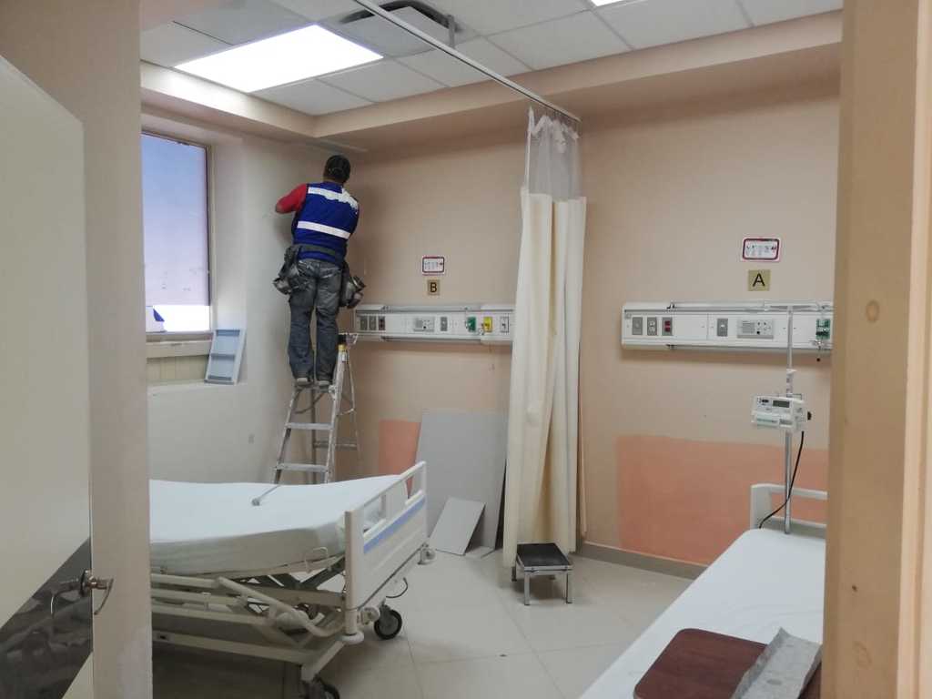 Habilitan área de aislamiento en Hospital General de Torreón