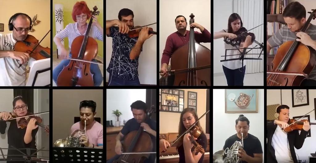 '¡Que la música no pare!'; Camerata de Coahuila ameniza la cuarentena