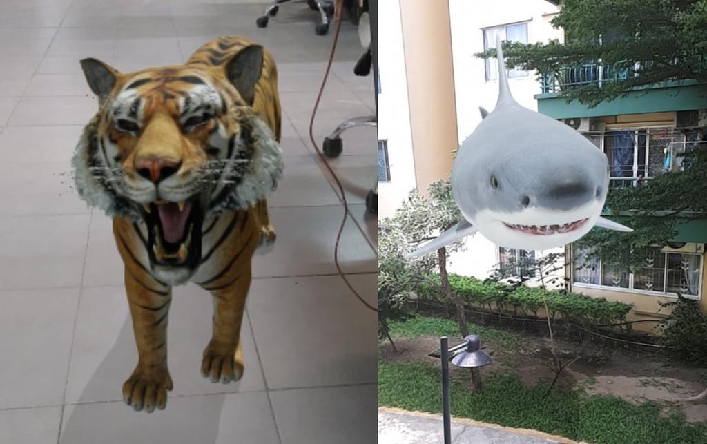 Así puedes ver un tigre o tiburón 3D desde el buscador de Google