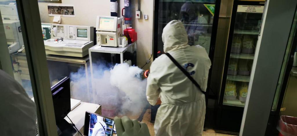Inician sanitización en Hospital del IMSS de Monclova
