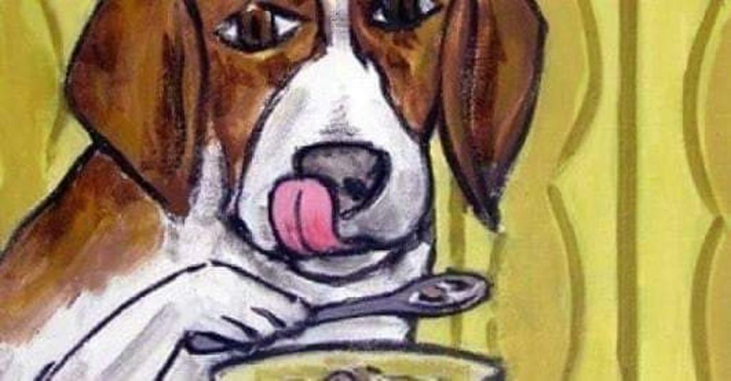 ¿Porqué se ha vuelto viral la imagen de un perro comiendo cereal con cuchara?