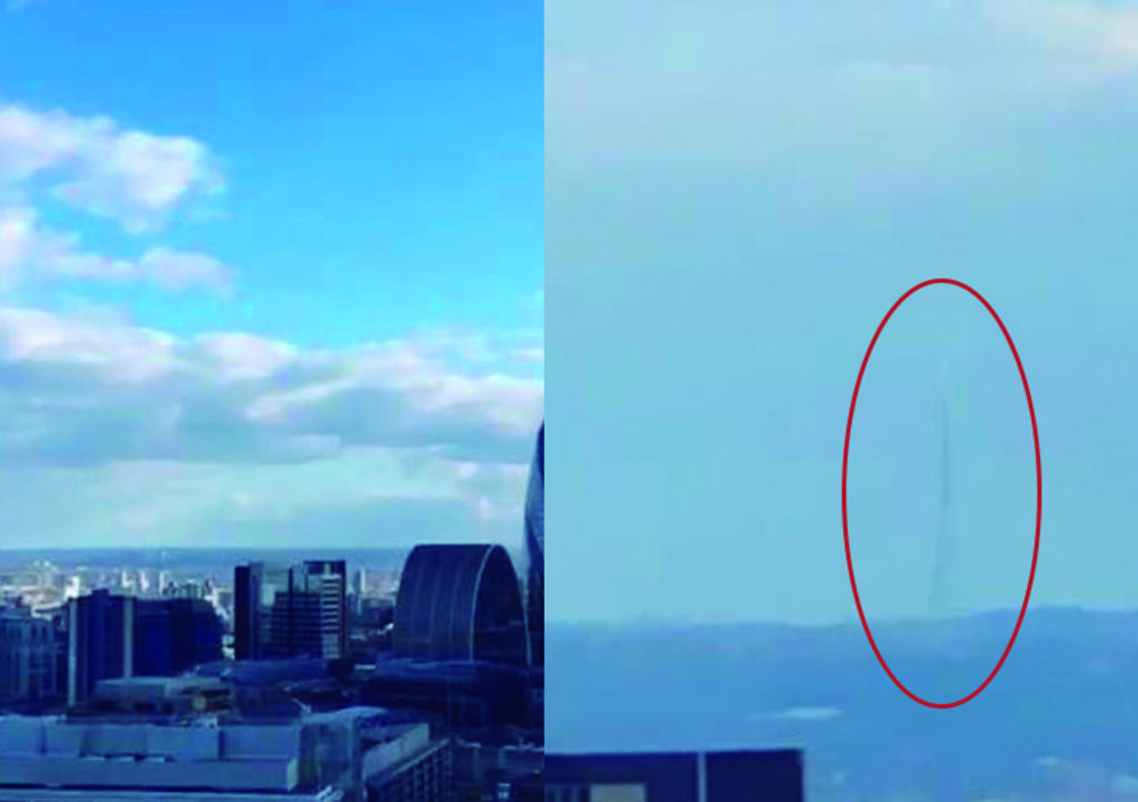 ¿De verdad se puede ver la Torre Eiffel desde Londres por COVID-19?