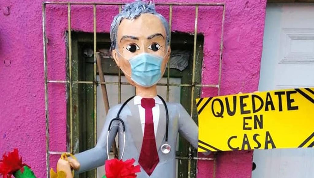 'Quédate en casa'; llega la piñata de Hugo López-Gatell