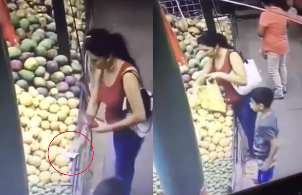'Lady Rata'; captan a mujer robando dinero a un niño en mercado