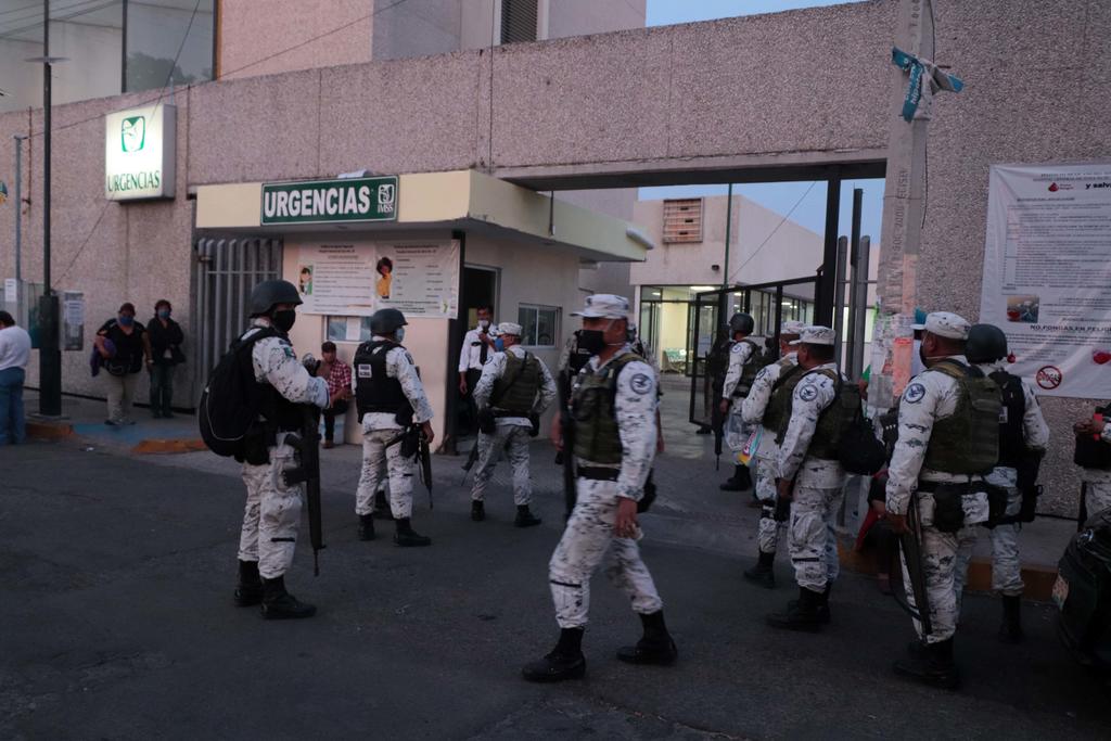 Comienza despliegue de Guardia Nacional en hospitales del IMSS