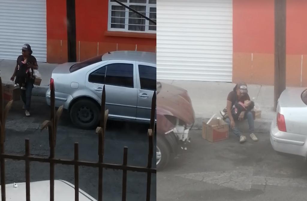 'Este es el México real'; viralizan video de madre trabajando en cuarentena