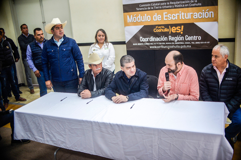 Se entregarán 6 mil escrituras en Coahuila durante 2020