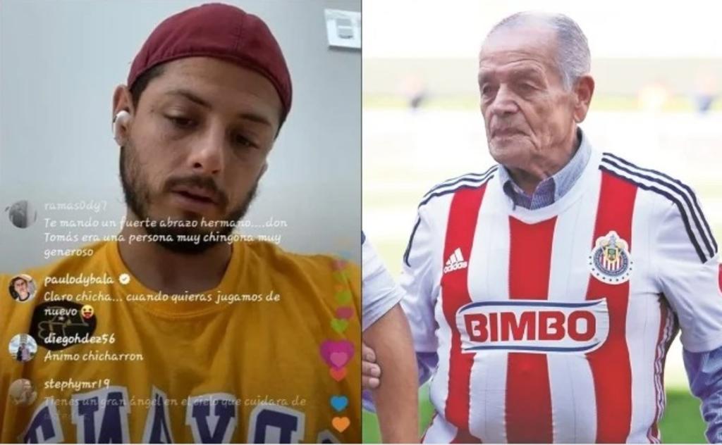 Chicharito Hernández recordó a su abuelo Tomás Balcázar