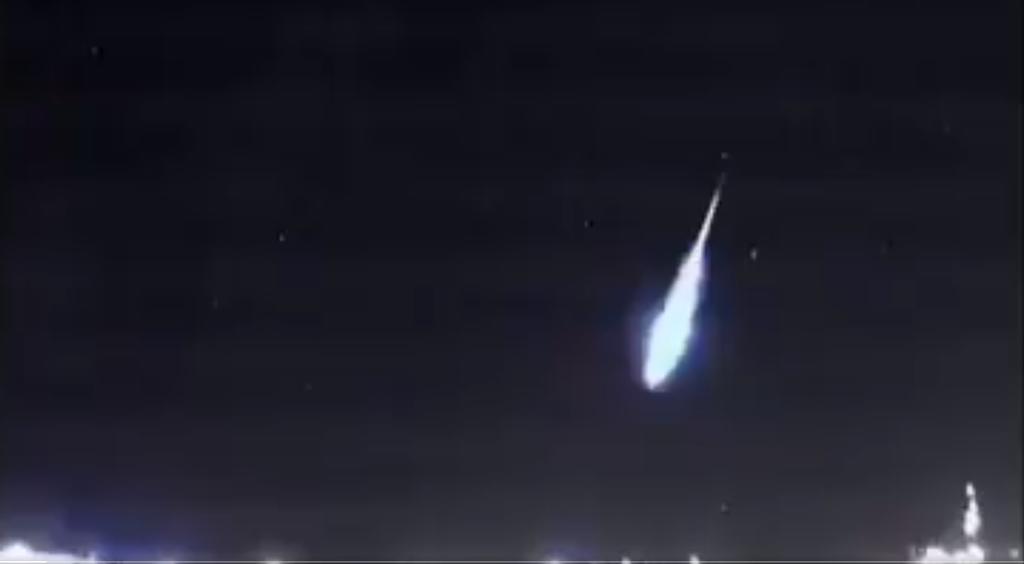 VIDEO: Así fue la caída de un meteorito registrado en Brasil