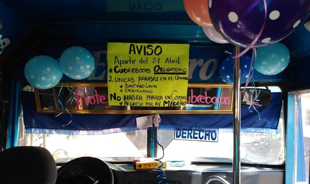Conductora de transporte público en Gómez Palacio celebra Día del Niño