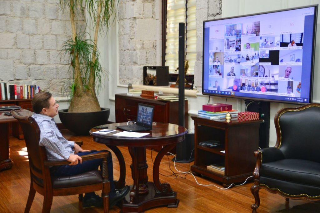 Participa Aispuro en reunión virtual con gobernadores