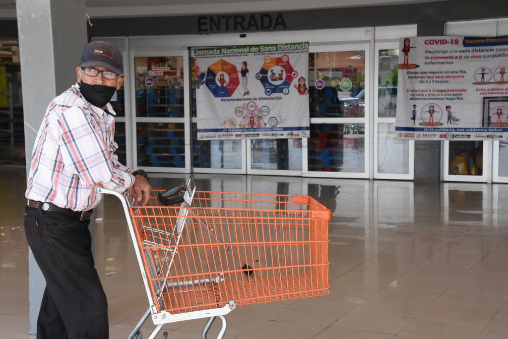 Cierran supermercado de Monclova por violar normas ante COVID-19