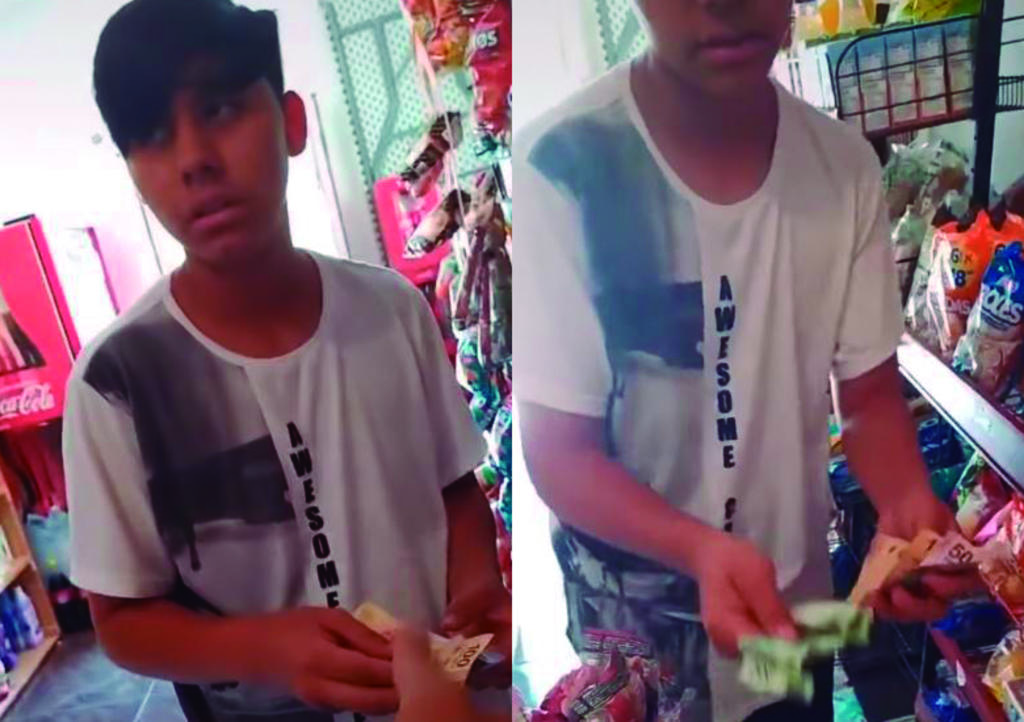 VIDEO: Adolescente se hace viral por no entender cuenta de tienda
