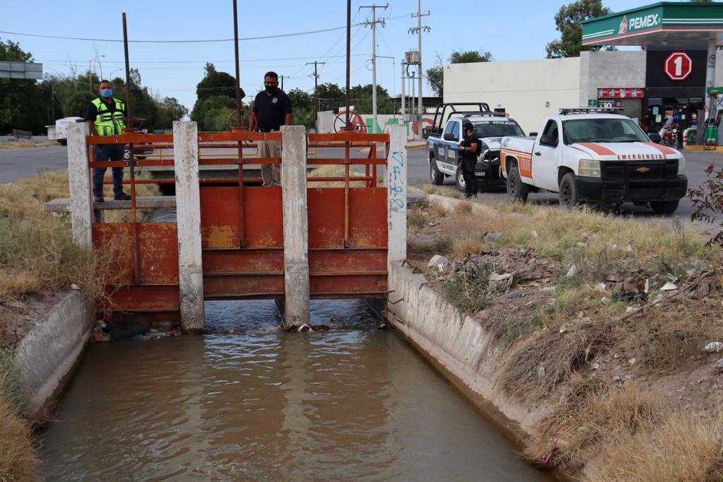 Realiza Protección Civil de San Pedro operativo en canales de riego