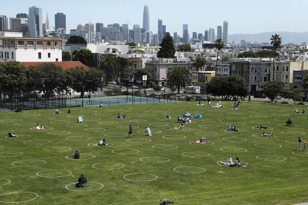San Francisco llena sus parques de círculos