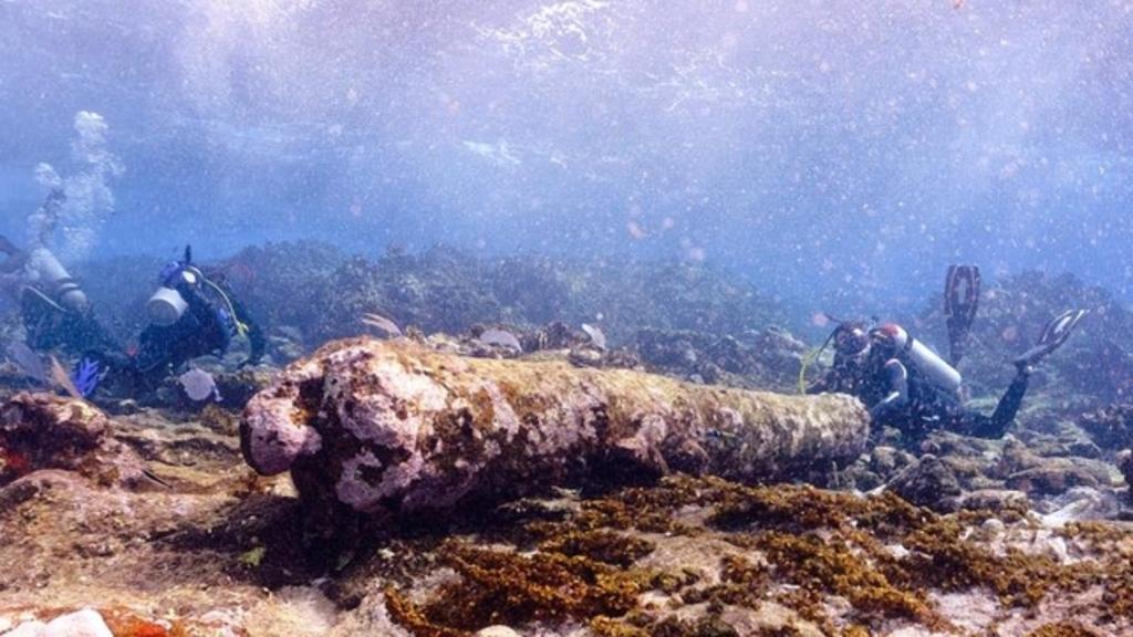 Localizan restos de naufragio de hace más de 200 años en México