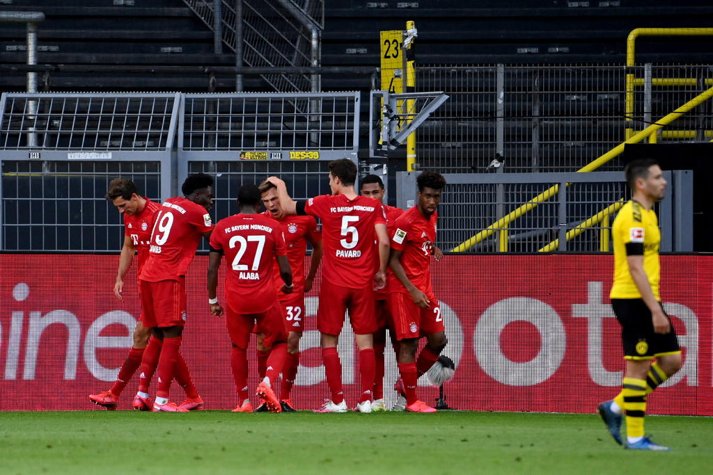 Bayern vence al Dortmund y se afianza en el liderato de la Bundesliga