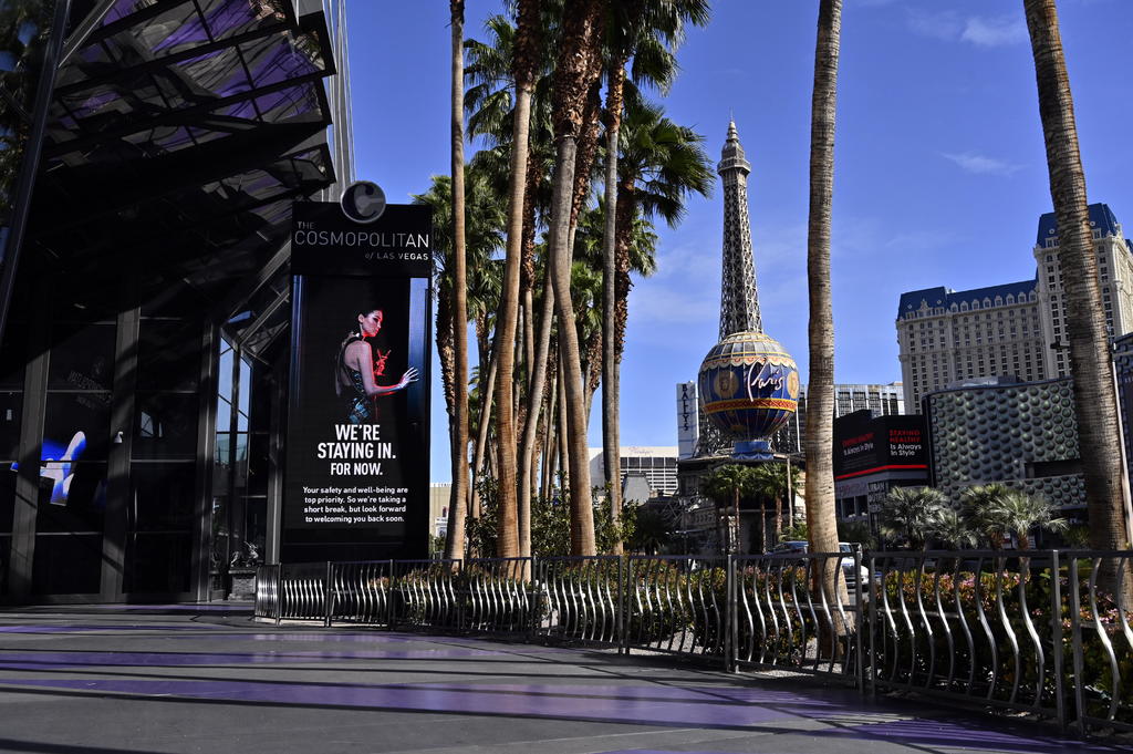 Casinos de Las Vegas abrirán el 4 de junio bajo estrictas medidas sanitarias