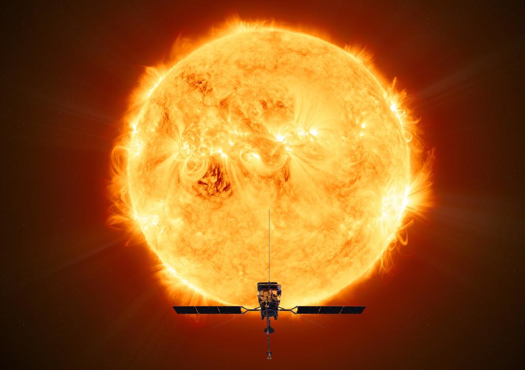 Solar Orbiter, la sonda camino del Sol, cruzará la estela del cometa Atlas