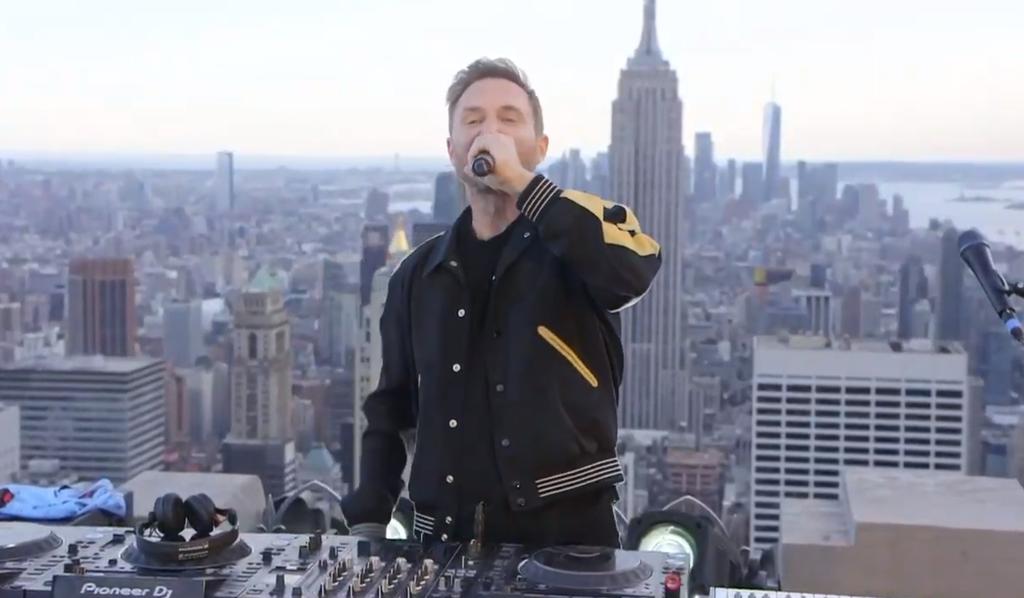 David Guetta hace concierto 'United at Home' en Nueva York
