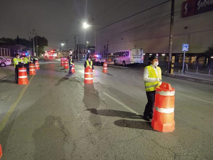 Fuera de peligro elemento de tránsito agredido en Saltillo