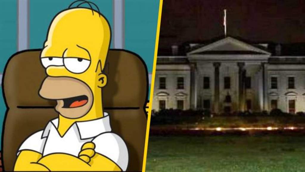 Otra predicción de Los Simpson; el apagón de la Casa Blanca